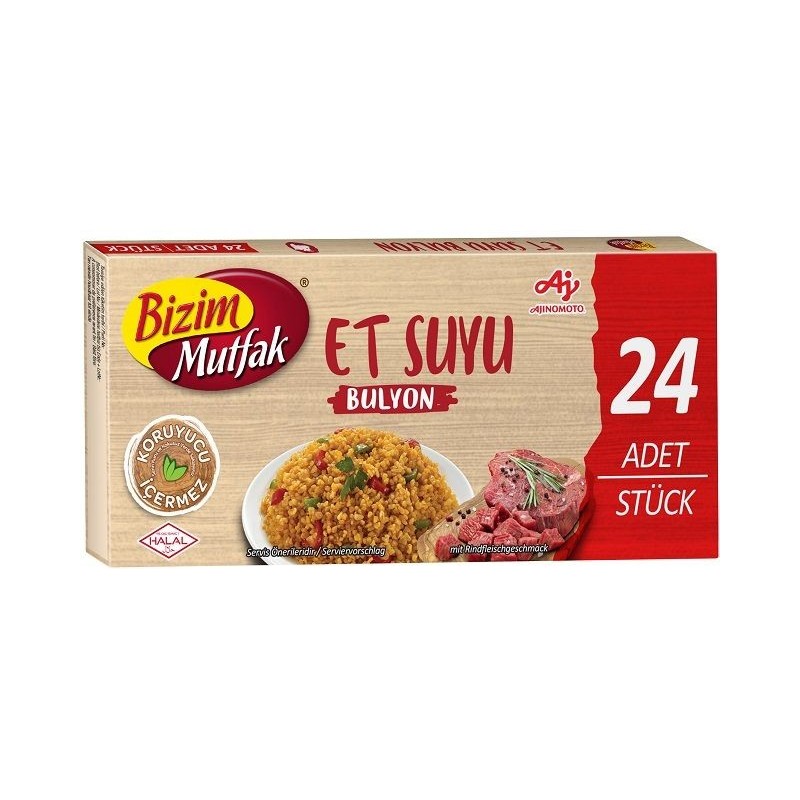 Bouillon de Bœuf Bizim Mutfak - 48 unités