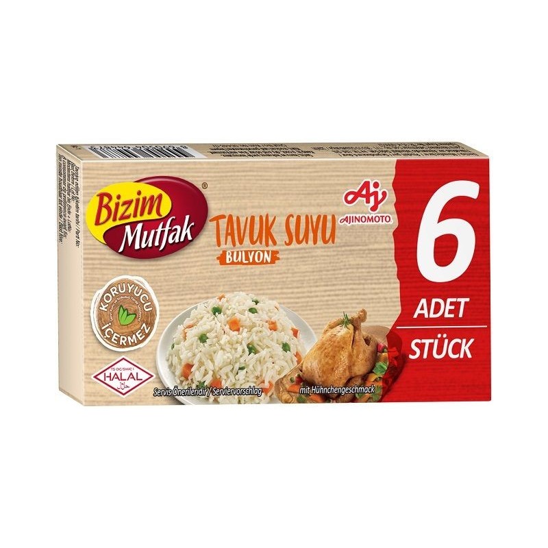 Bouillon de Poulet Halal BIZIM Mutfak - 120 Unités